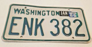 Vintage Washington License Plate 1970 