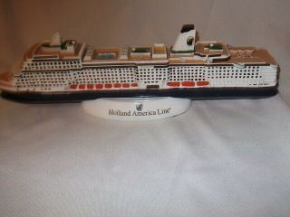 Holland America Line Ms Koningsdam Model Cruise Ship Souvenir Resin Display