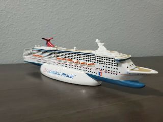 Carnival Cruise Ship Miracle Model Ship Resin Travel Souvenir 11 