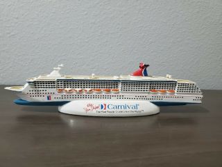 Carnival Cruise Ship Miracle Model Ship Resin Travel Souvenir 11 