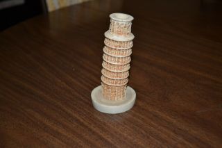 Old Figurine Of The Leaning Tower Of Pisa