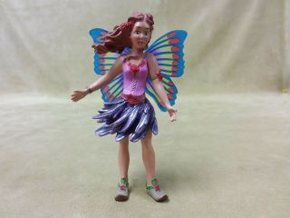 Fairy Girl Figure Safari LTD 2008 Violet Fantasy Mythical Figure Butterfly Wings 2