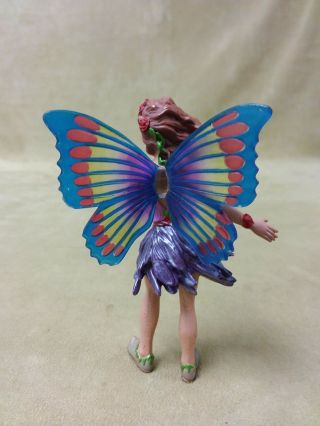 Fairy Girl Figure Safari LTD 2008 Violet Fantasy Mythical Figure Butterfly Wings 4