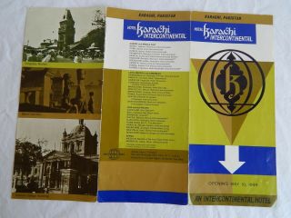Pakistan Hotel Karachi Intercontinental Hotel Grand Opening Brochure 1964 3
