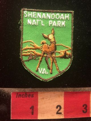 Vtg Shenandoah National Park Virginia Souvenir Patch 70p8