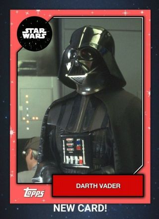 Topps Star Wars Card Trader 2019 Fathers Day Vader (9.  99 Bundle) Red Digital