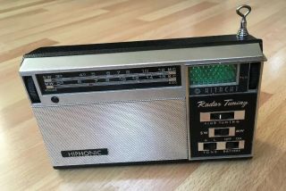 Vintage Hitachi Hiphonic 2 Band Wh - 888r 8 - Transistor Radio