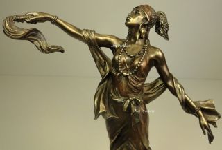 Orisha Oya Goddess Of Wind Yoruba African Statue Sculpture Bronze Finish