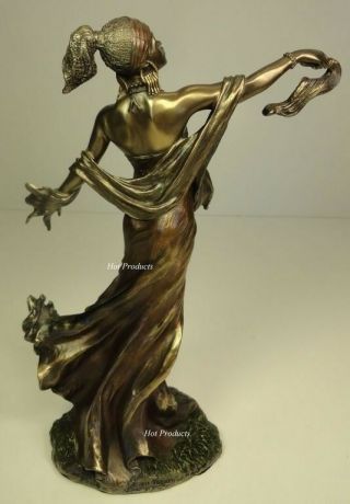 ORISHA OYA Goddess of Wind Yoruba African Statue Sculpture Bronze Finish 4