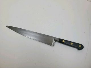 Sabatier Carbon Steel 9.  5 Inch Chef Knife Vintage
