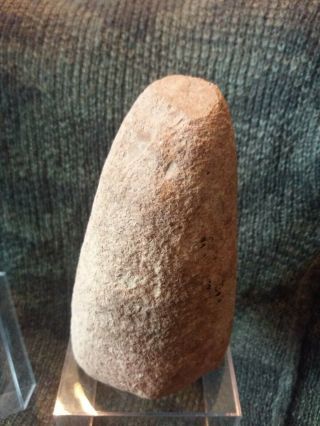Ancient Native American Artifact Large Stone 6 1/4 " Tall X 11 " Around Large Area