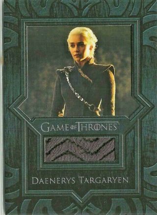 Game Of Thrones Inflexions Emilia Clarke Daenerys Targaryen Coat Relic Vr7