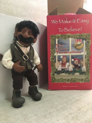 Zims Heirloom Collectibles Woodland Christmas Elves Themselves Pascual We00 - 2115