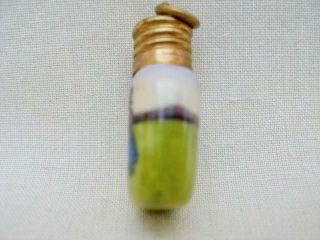 Rare Antique Miniature Porcelain Perfume Bottle. 3