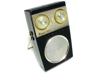 Collectible Vintage Zenith Royal 500 Model R500yei Portable 8 Transistors Radio