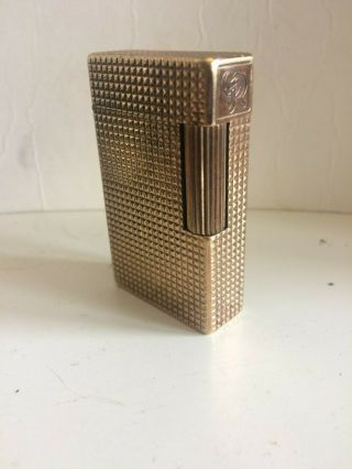 Vintage St Dupont Gold Plated Lighter