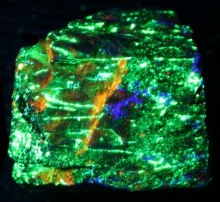 Hardystonite,  Bustamite Fluorescent Minerals,  Franklin,  Nj