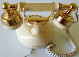 Vintage Western Electric Telephone French Style Push Button Princess 5