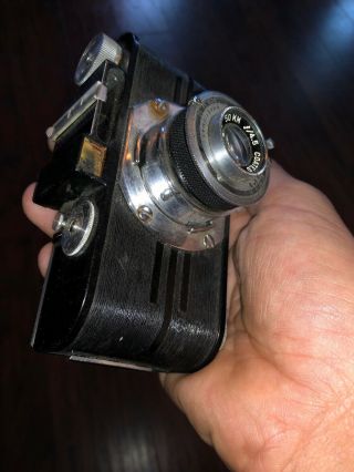 Argus Vintage Film Camera Anastigmat 50mm F/4.  5 Lens A2b Bakelite Usa