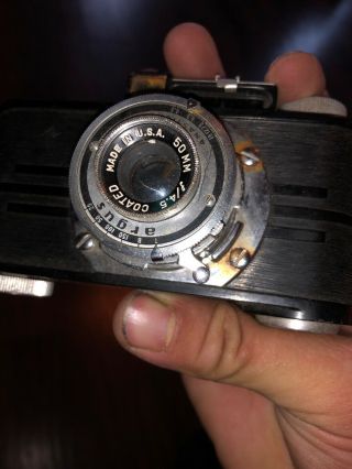 Argus Vintage Film Camera Anastigmat 50mm f/4.  5 Lens A2B Bakelite USA 5