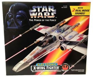 1995 Kenner Star Wars Power Of The Force X - Wing Fighter
