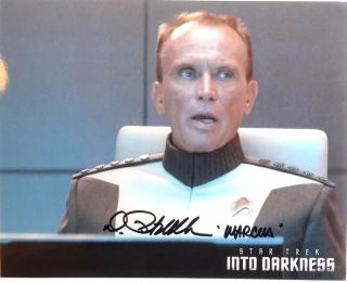 Star Trek Autograph 8x10 Photo Signed Peter Weller As Adm Marcus (ebau - 1298)