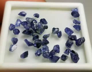 Rare benitoite crystals from the gem mine in California - - BHW 30 - - 2