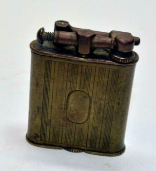 Park Sherman 18 Karat Gold Plate Pocket Lighter From World War Ii