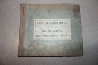 Rare Vtg 1907 Prr Pennsyvlania Railroad Company Bill Of Lading Mifflinburg,  Pa