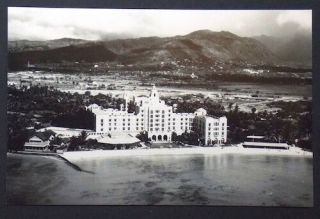 Royal Hawaiian Hotel 1927 Waikiki Aerial 8x12 " Photo On Crystall Archive Paper