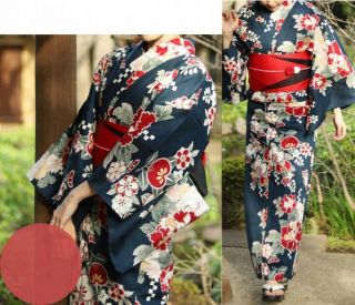 Japanese Womens Yukata Kimono Obi Footwear Set Of 3 Items R20 Japan Tracking