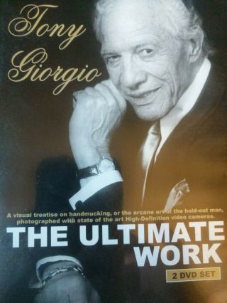 The Ultimate Work Tony Giorgio 2 Dvd Set Card Cheating Magic By One Of The Best.