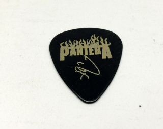 Pantera Rex Brown " Signature " Guitar Pick From Ozzfest 2000 Logo Concert Tour