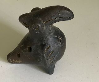 Mexican Pottery Bird Whistle Pre Columbian Type Teotihuacan Mayan Aztec 1 of 2 4