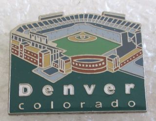Denver,  Colorado - Coors Field Baseball Park Rockies Souvenir Collector Pin
