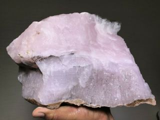 AAA TOP QUALITY MANGANOAN CALCITE ROUGH 22.  5 LBS FROM AFGHANISTAN 2