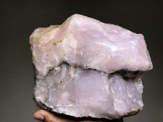 AAA TOP QUALITY MANGANOAN CALCITE ROUGH 22.  5 LBS FROM AFGHANISTAN 3
