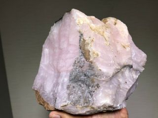 AAA TOP QUALITY MANGANOAN CALCITE ROUGH 22.  5 LBS FROM AFGHANISTAN 4