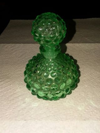 Rare Vintage Green I W Rice Perfume Bottle W/stopper