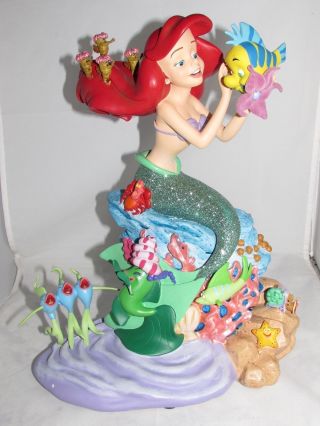 Disney Parks The Little Mermaid Ariel And Friends Medium Big Figure Fig -