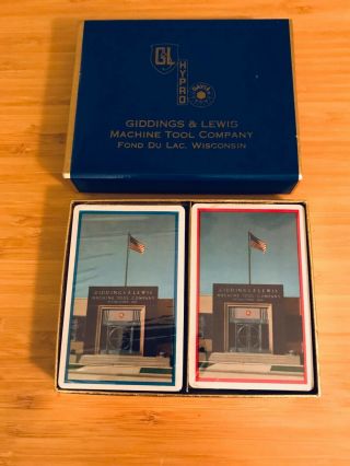 Vintage Playing Cards - Giddings & Lewis Machine Tool Co.  Fond Du Lac Wi