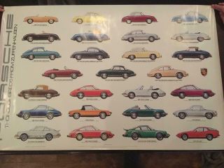 Vintage Porsche Thoroughbreds From Zuffenhausen 1948 - 1977 Poster
