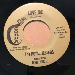 45 Rpm Royal Jokers Cobra Love Me / I Want To Be Loved Re M -