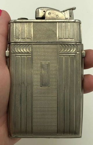 Evans Cigarette Case Lighter Vintage Collectible Antique Retro Art Dec