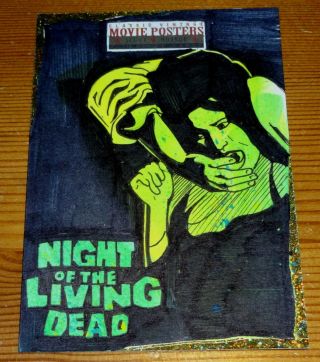 Movie Posters Sci - Fi Horror 2 - Night Of The Living Dead Sketch By Jason Hughes