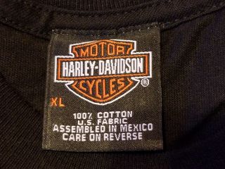 HARLEY - DAVIDSON Motorcycles Factory Tour York,  PA Mens T - Shirt - sz XL 2