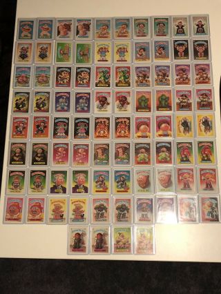 1985 Topps Garbage Pail Kids Gpk Series 2 Os2 Complete Set Rare With Top Loaders
