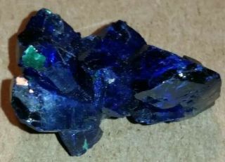 Azurite Crystal Natural Mineral Display Specimen Milpillas Mine Sonora,  Mexico