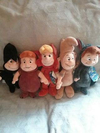 Rare Disney Peter Pan Lost Boys Plush Dolls