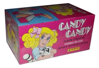 Candy Candy Box 100 Packs Stickers Panini 1990
